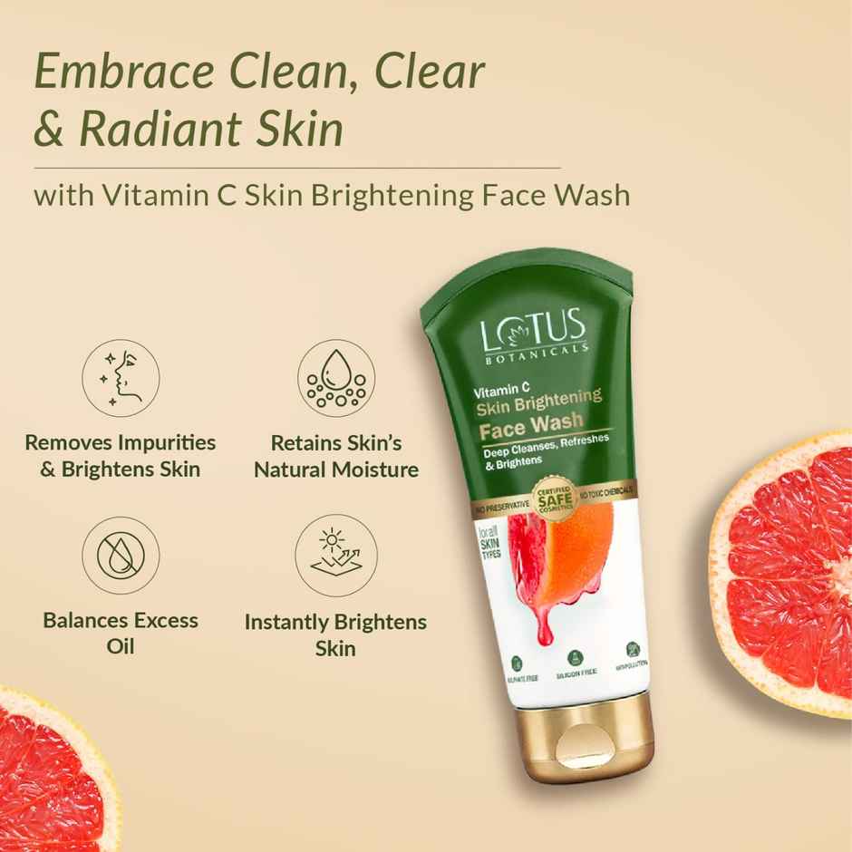 Lotus Botanicals Skin Brightening Face Wash